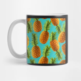 Pineapples Fruits Minimalist Tropical Mug